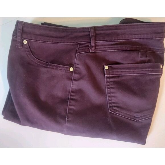 Jennifer Lopez Ladies Super Skinny Jeans 16‎ Purple - Picture 1 of 7